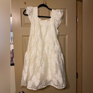 Vici Cream Floral Babydoll Dress